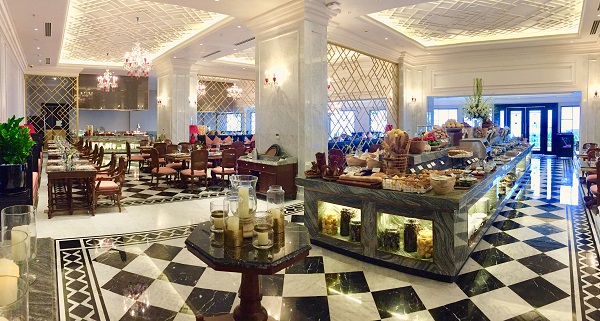 phòng ăn sáng silk path resort sapa